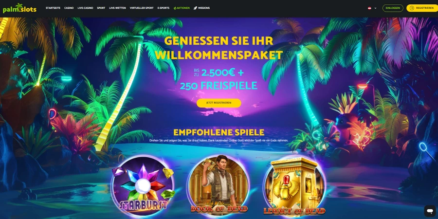 Palmslots in Deutschland